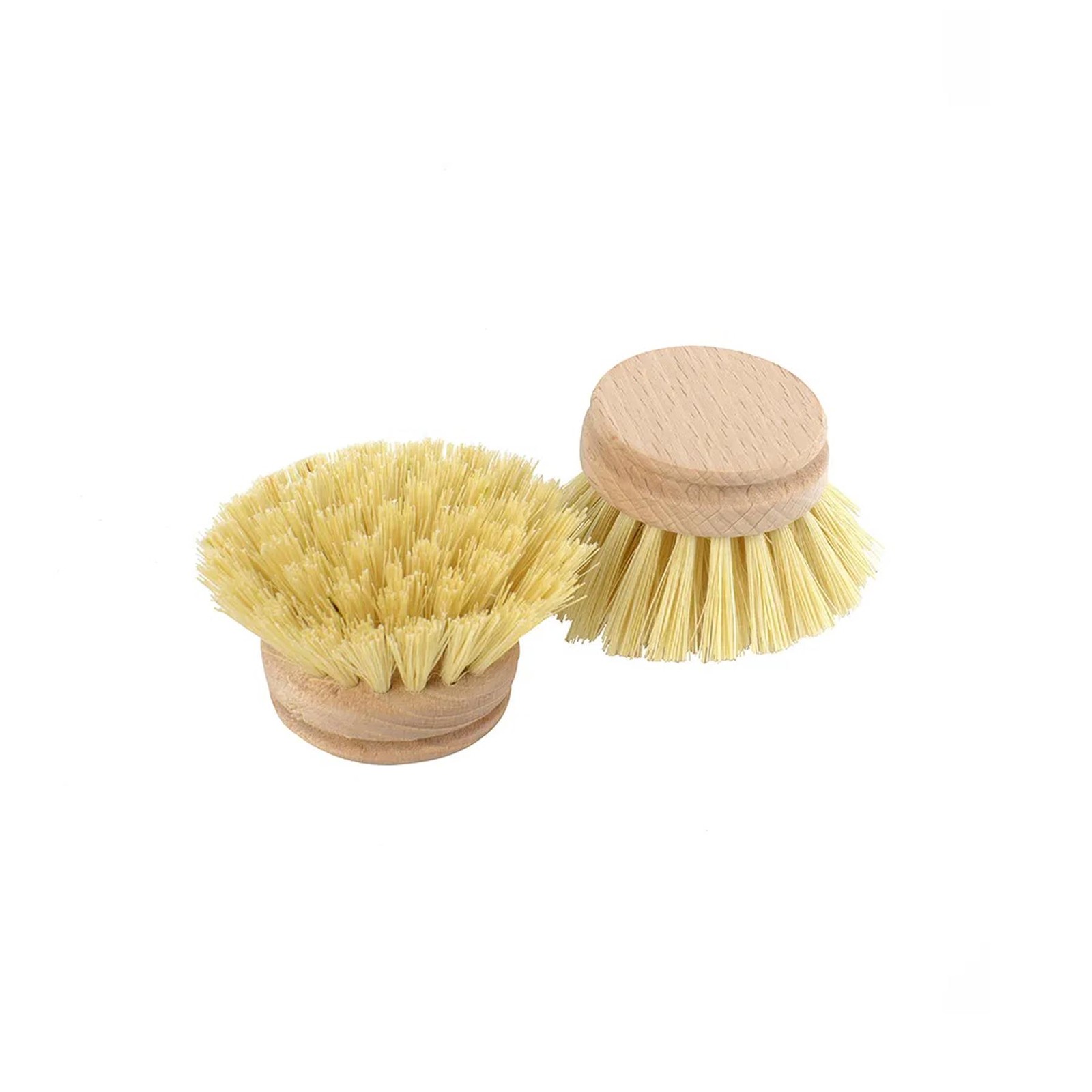 Eddingtons Valet Eco-Friendly Wooden Dish Brush Replacement Heads - Set of 2