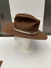 Vintage Levi Strauss & Co. Brown Corduroy  Cowboy Hat 7 1/4