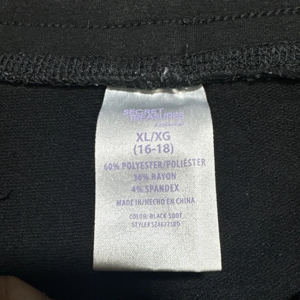 Женские черные пижамные брюки Secret Treasures размер XL  - Изображение 2 из 4