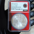 U.S. Mint American Eagle 2004 1 oz Silver .999 NGC Gem Uncirculated