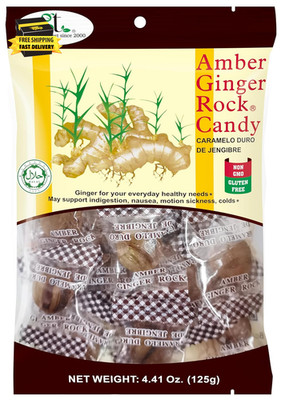 Amber Ginger Rock Candy (2-Pack)      
