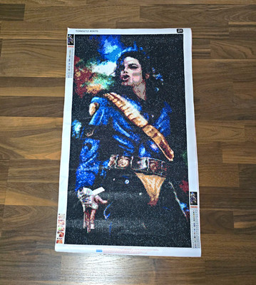 Diamond Painting Bild Michael Jackson mehrfarbig vertikal 40x70cm
