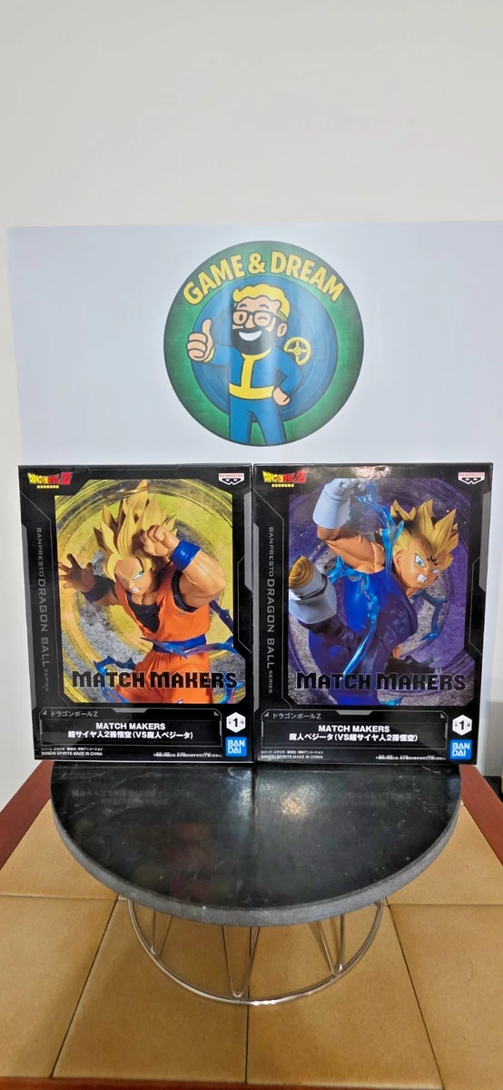 Set 2 Match Makers Goku II y Majin Vegeta Banpresto Dragon Ball 17 Cm Figuras
