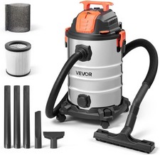 8Gallon Wet Dry Shop Vacuum, 6 Peak HP with One-Button Self-Cleaning,Dual-Filter