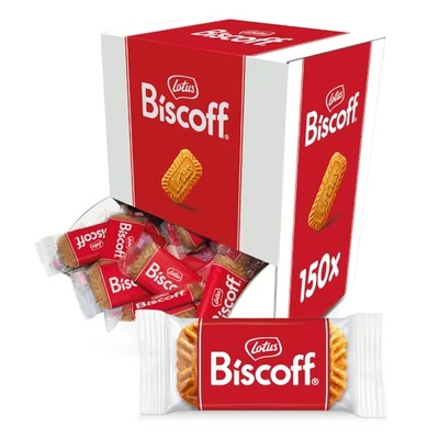 Lotus Biscoff Biscotto Caramellato 150 Biscotti Confezionati Singolarmente