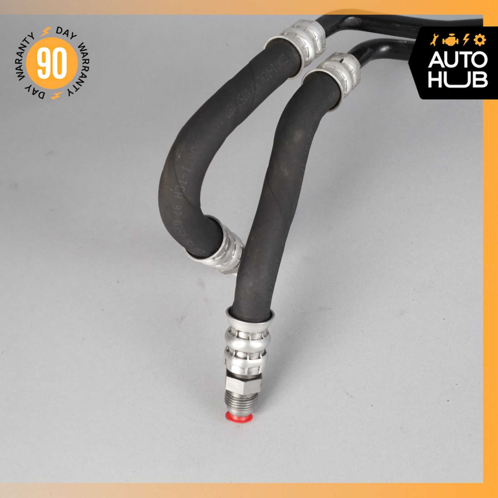 03-13 Bentley Continental GT Left & Right Side Transmission Oil Cooler Line 56k
