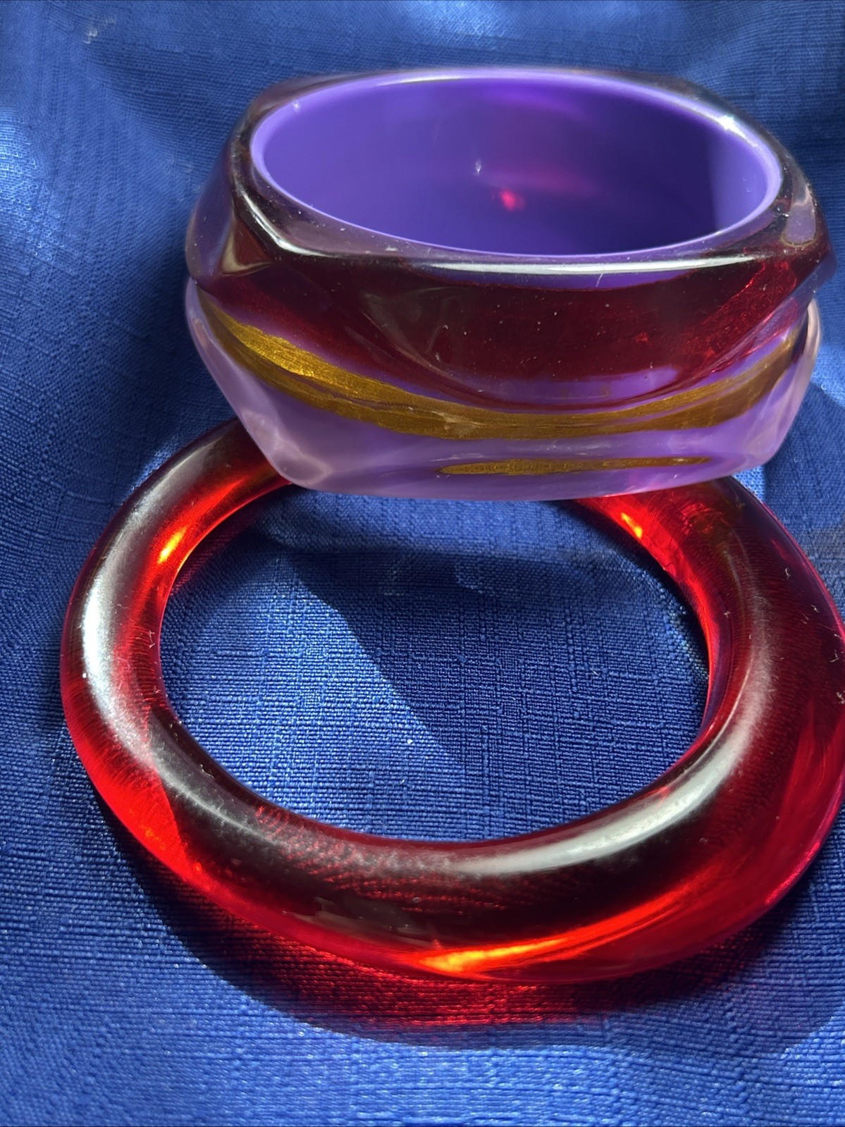 Two Lucite Bangles - image 1