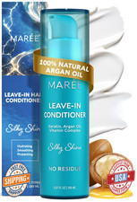 MAREE Leave-In Conditioner: Keratin, Argan Oil - Dry, Damaged, Frizzy, Curly Hai