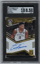 2021 Panini Donruss Elite Cameron Thomas RC Pen Pals Gold SGC 10 Auto Bucks /10