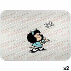 Tapis de protection Mafalda BIRD Multicouleur PVC 47 x 33 cm Bureau [2 Unités