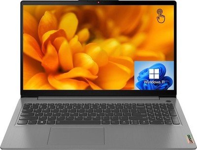 Lenovo IdeaPad 3i 15.6'' Touch FHD Laptop, Intel Core i3, 12GB, 256GB SSD, Win 11