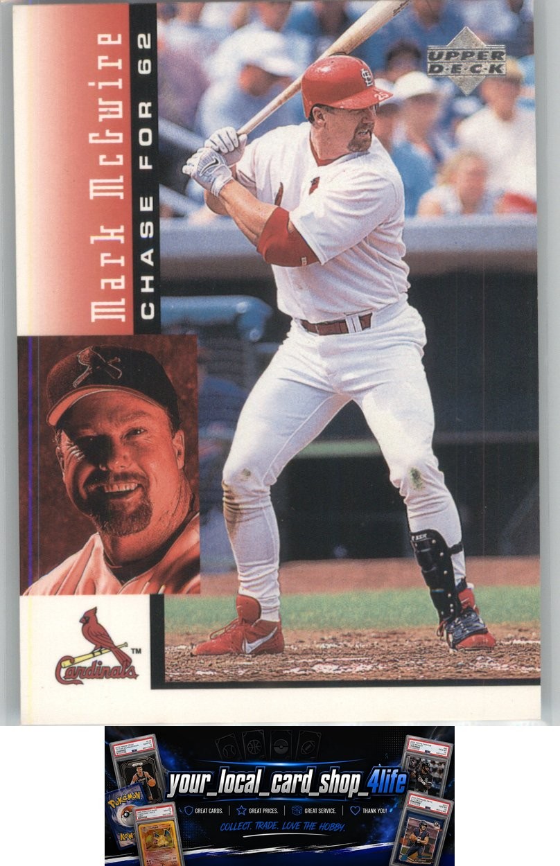 1998 Upper Deck Mark McGwire's Chase for 62 #27 of 30 MARK MCGWIRE Cardinals