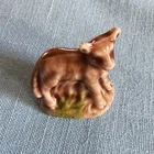 Wade Lamb Whimsie England #30 Red Rose Tea Vintage Miniature Figurine  1970-80's