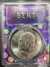 1976-S Eisenhower Dollar - PCGS MS 68 - BERT Label