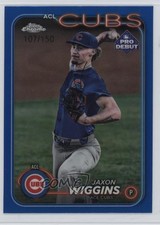 2024 Topps Pro Debut Chrome Blue Refractor /150 Jaxon Wiggins #PDC-90 06y2
