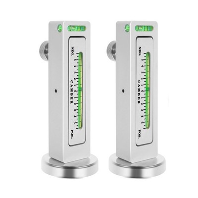 Ziopetru 2 Pack Adjustable Magnetic Gauge Tool, Wheel Camber, Caster Pillar a...