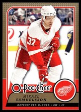 2008-09 O-Pee-Chee #114 Mikael Samuelsson Detroit Red Wings Hockey Card