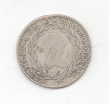 Austria Países Bajos Plata 1783-C 20 Cruceros-Lote E5