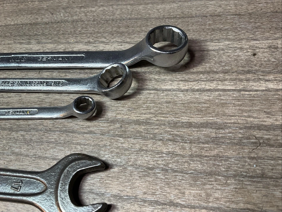 Lote De 7 WGB Alemania Nº 220 llaves y llaves métricas Dowidat - 9 mm - 19 mm Foto 3 de 4