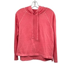 Old Navy Womens Lightweight Hoodie Long Sleeve Pink Coral Size Small