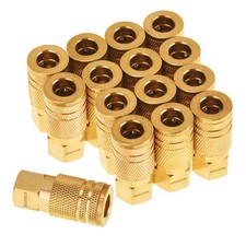 15 PCS 1/4 Inch NPT Female Industrial Coupler Quick Connect Air Hose Repair