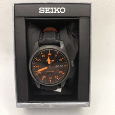 Seiko 5 Sports Field Series 100 m nero nylon SRPH33K1 automatico 39 mm full set