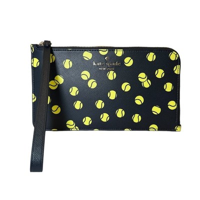 Kate Spade Lucy Tennis Toss Medium L-zip Wristlet Bag