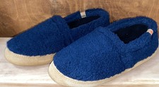 Acorn women  s Moc Blue Faux Fir Synthetic Size Large Slippers 9 1/2 - 10 1/2