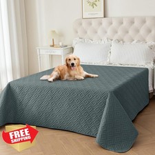 ZNSAYOTX Dog Bed Blanket 82x102 Inch Dark Grey