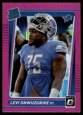 Levi Onwuzurike 2021 Donruss Optic #270 Lions Insert ? SEE SCAN! FREE SHIPPING