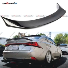 REAL CARBON FIBER PSM HIGHKICK TRUNK SPOILER FOR 14-20 LEXUS IS200T IS300 IS350