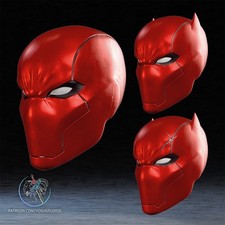 Red Hood Helmet Cosplay Prop