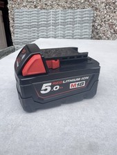 Milwaukee M18 5ah Battery M18b5 Read Below