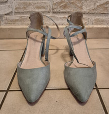 bruno banani Damen Pumps EU 38 blau Wildleder...