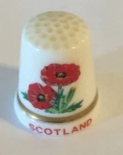 Scotland Thimble Vintage Souvenir Collectible