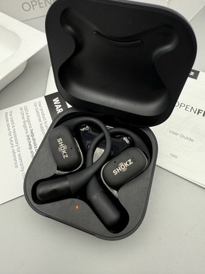 Shokz OpenFit Open-Ear Bluetooth True Wireless Earbuds - Black