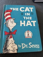 Dr. Seuss The Cat In The Hat 1957 Beginner Book Club Edition Vintage