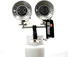 SunRite by Mr. Heater Double Tank Top Propane Radiant Heater, 12-30,000 BTU