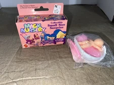Rare MAGIC NURSERY BABY W BOX NEW cradle Rocker Plastic Matell