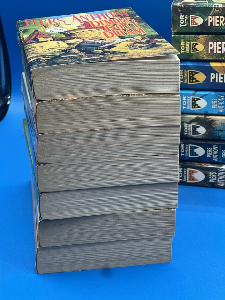 Lot of 14 Piers Anthony Xanth Series Vintage Fantasy Paperbacks Great Shape EUC - Image 3 of 4