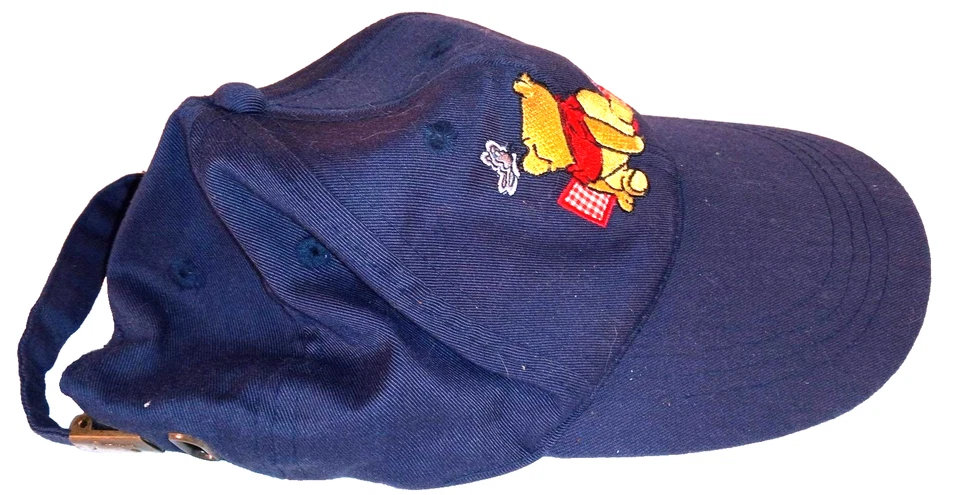 迪士尼小熊维尼帽子带背海军蓝棒球刺绣熊女孩 — 第 4/4 张图片