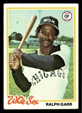 1978 Topps Ralph Garr #628 - Chicago White Sox