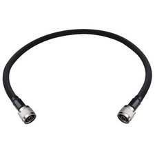 SureCall 2' SC-400 Ultra Low-Loss Coax Cable with N-Male Connectors - Black