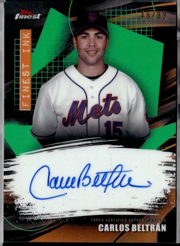 2026 Topps Finest Carlos Beltran Green (RAW)