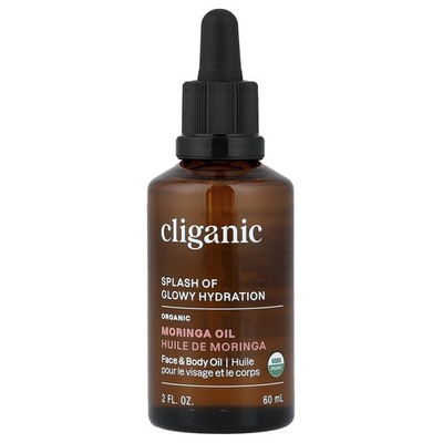 Splash of Glowy Hydration , Organic Moringa Oil, 2 fl oz (60 ml)