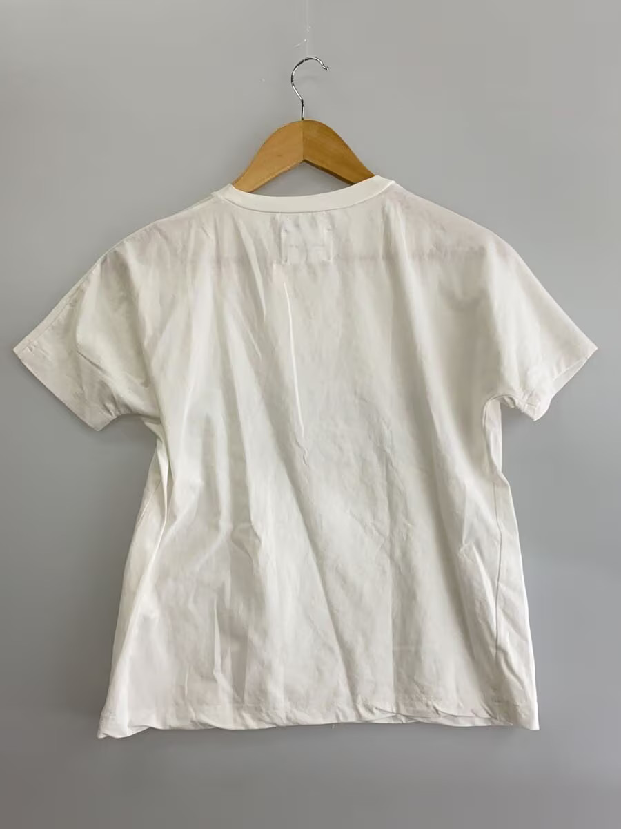 AMERI T-shirt, Free, Cotton, White, Solid Color, … - image 2