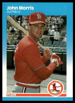 1987 Fleer Update John Morris St. Louis Cardinals #U-83