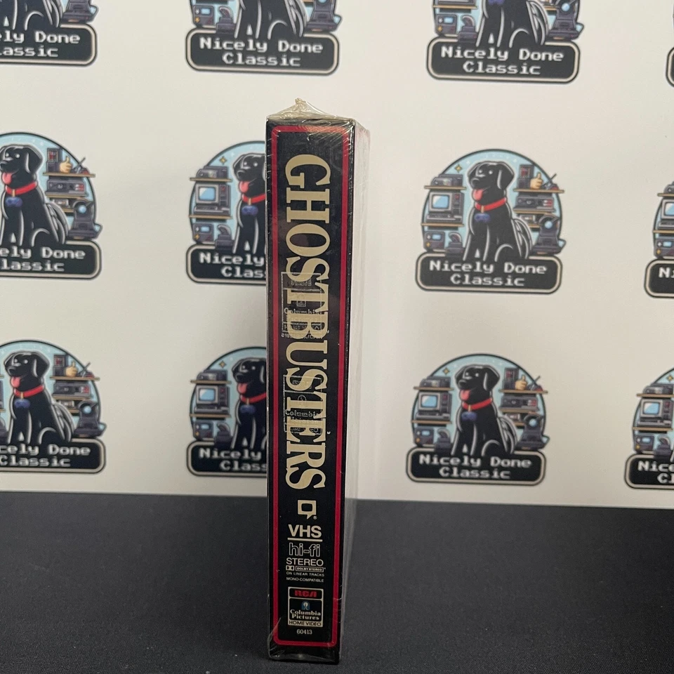 Ghostbusters VHS Factory Sealed w/Protector -1984/1985 Red Border Ready to Grade - Image 4 of 4