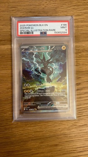 Zekrom ex graded PSA 9 for sale on eBay