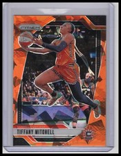 2024 Panini Prizm WNBA #57 Tiffany Mitchell Ice Orange Prizms